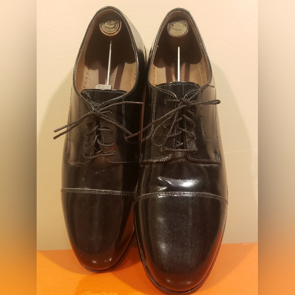 Florsheim Broxton Cap Toe Oxford Mens 12 D Black Leather Shoes 11222 001 main image 5